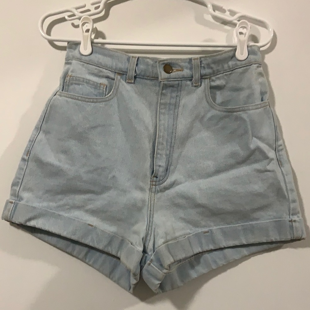 American Apparel High-Waisted Shorts!!